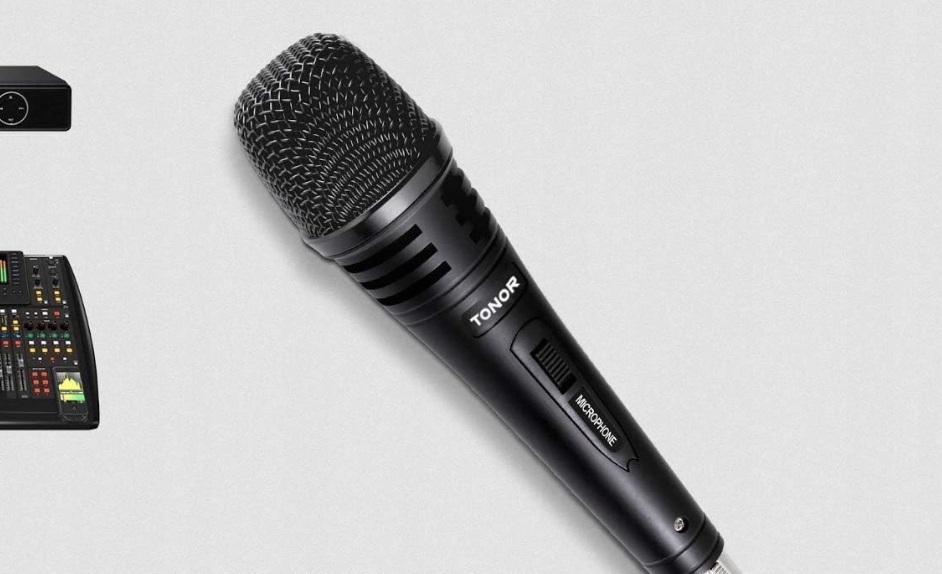 TONOR Dynamiczny mikrofon z kablem XLR 5 m, jack 6,35 mm, mikrofon ręczny, Marka Tonor