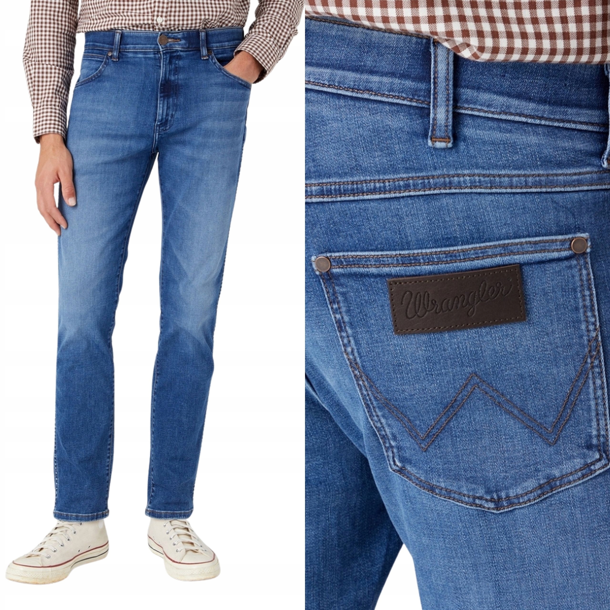 Wrangler kalhoty Tapered jeans Larston W27 L32