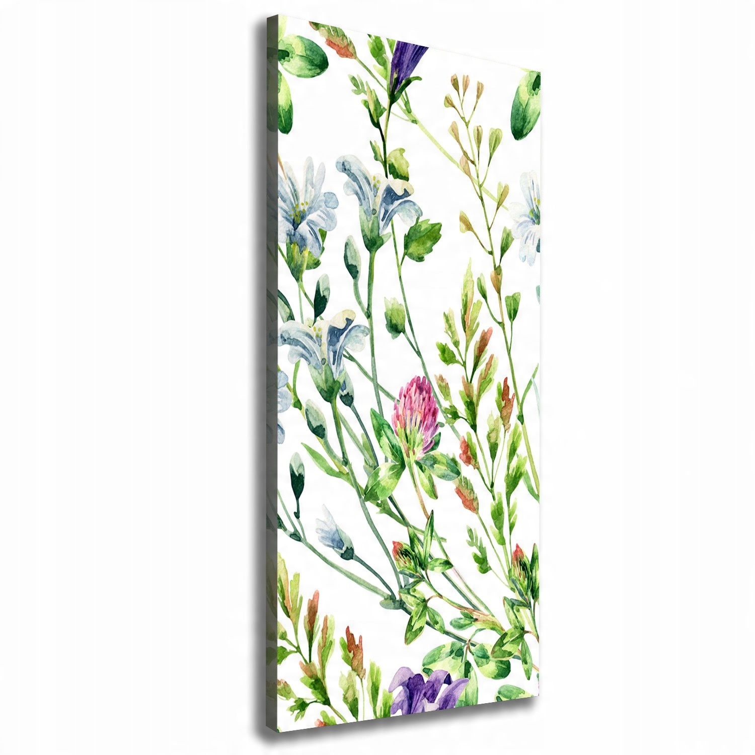 

Foto obraz canvas do salonu Polne kwiaty 50x125