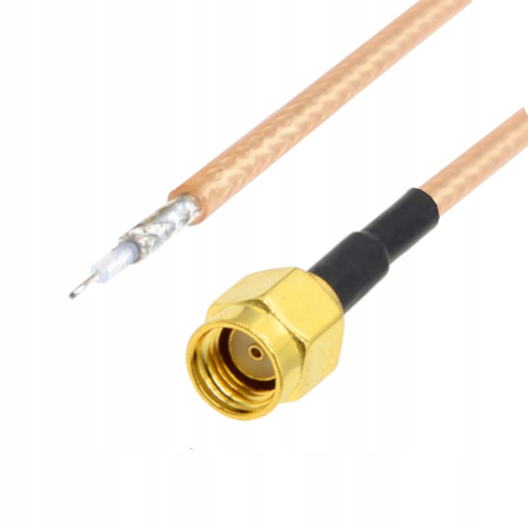 Pigtail Sma-rp wtyk do lutowania RG316 50cm