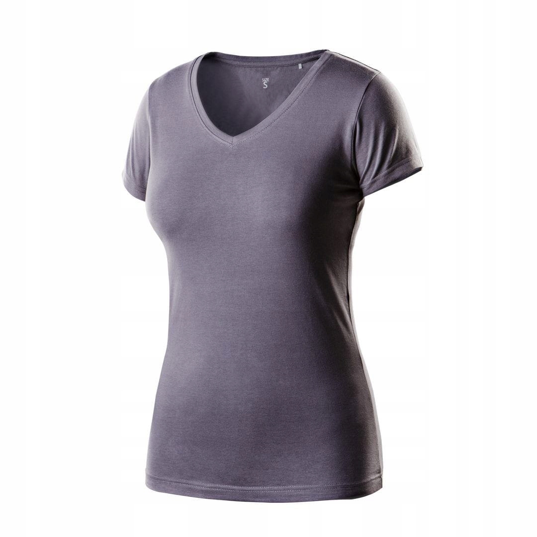 

T-shirt damski ciemnoszary rozmiar S Neo 80-610-S