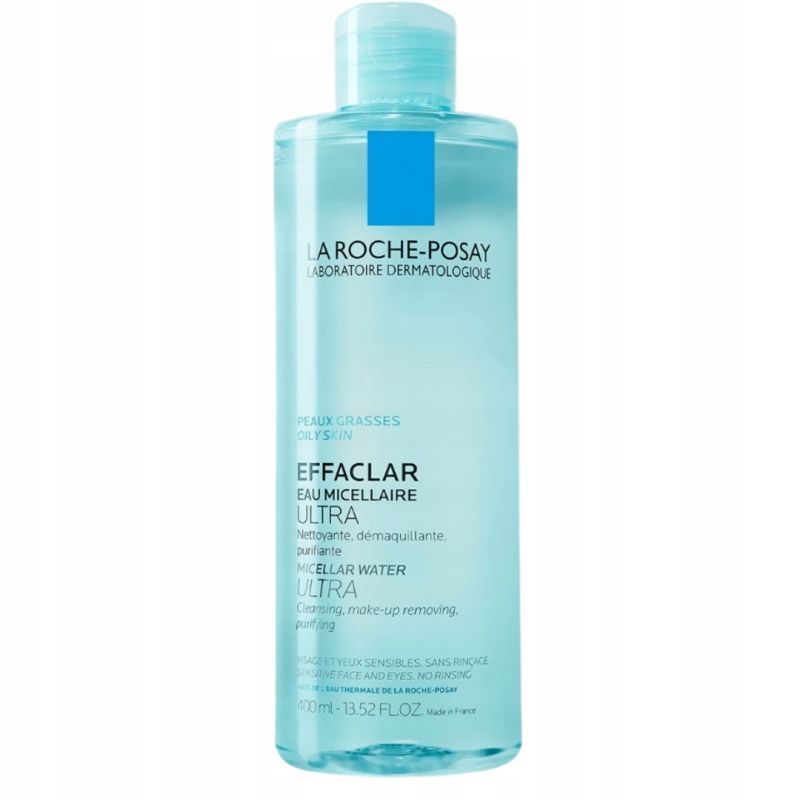 La Roche-Posay Effaclar Płyn Micelarny Ultra do skóry tłustej, 400 ml