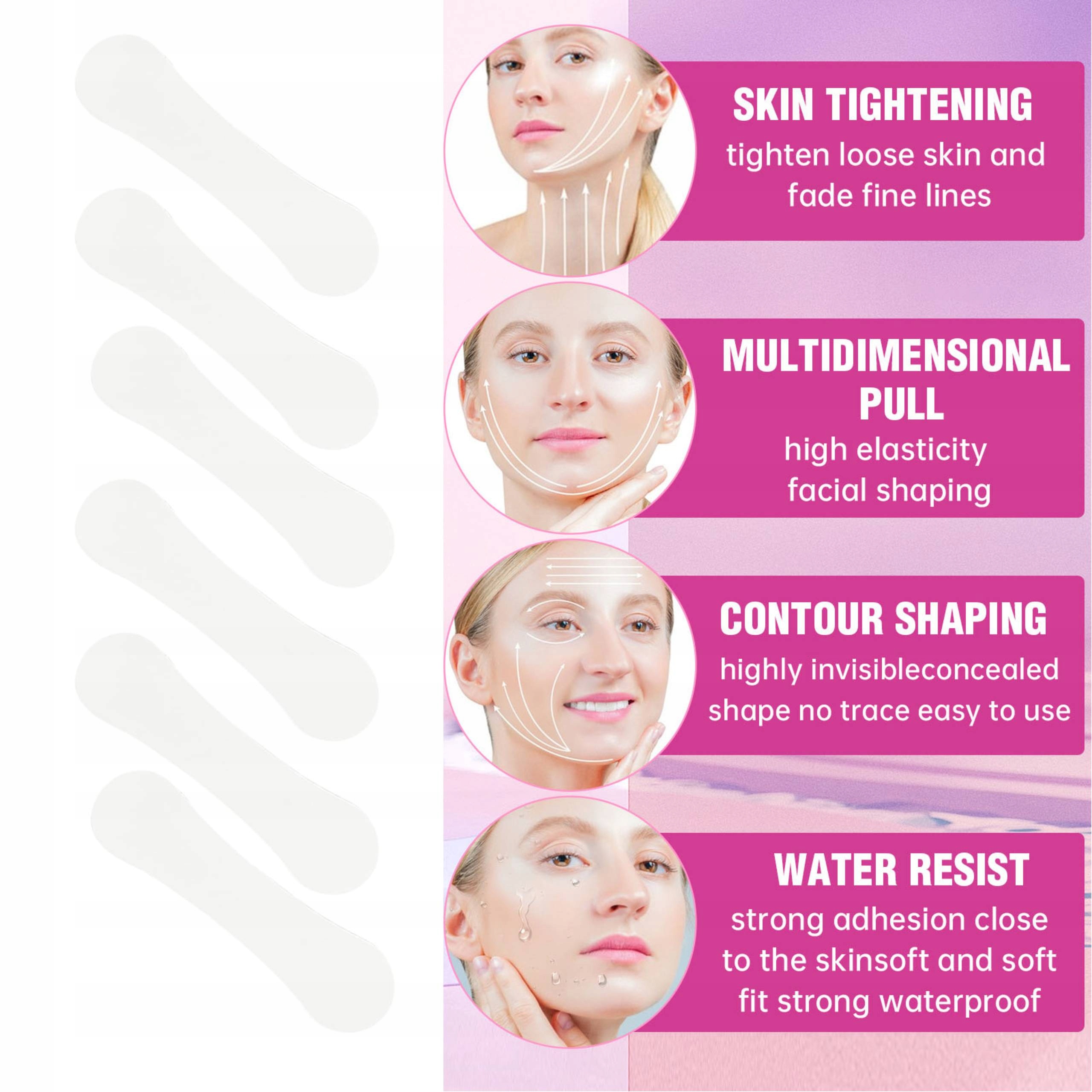 TAŚMY MODELUJĄCE-LIFTINGUJĄCE 120 SZT Marka inna marka