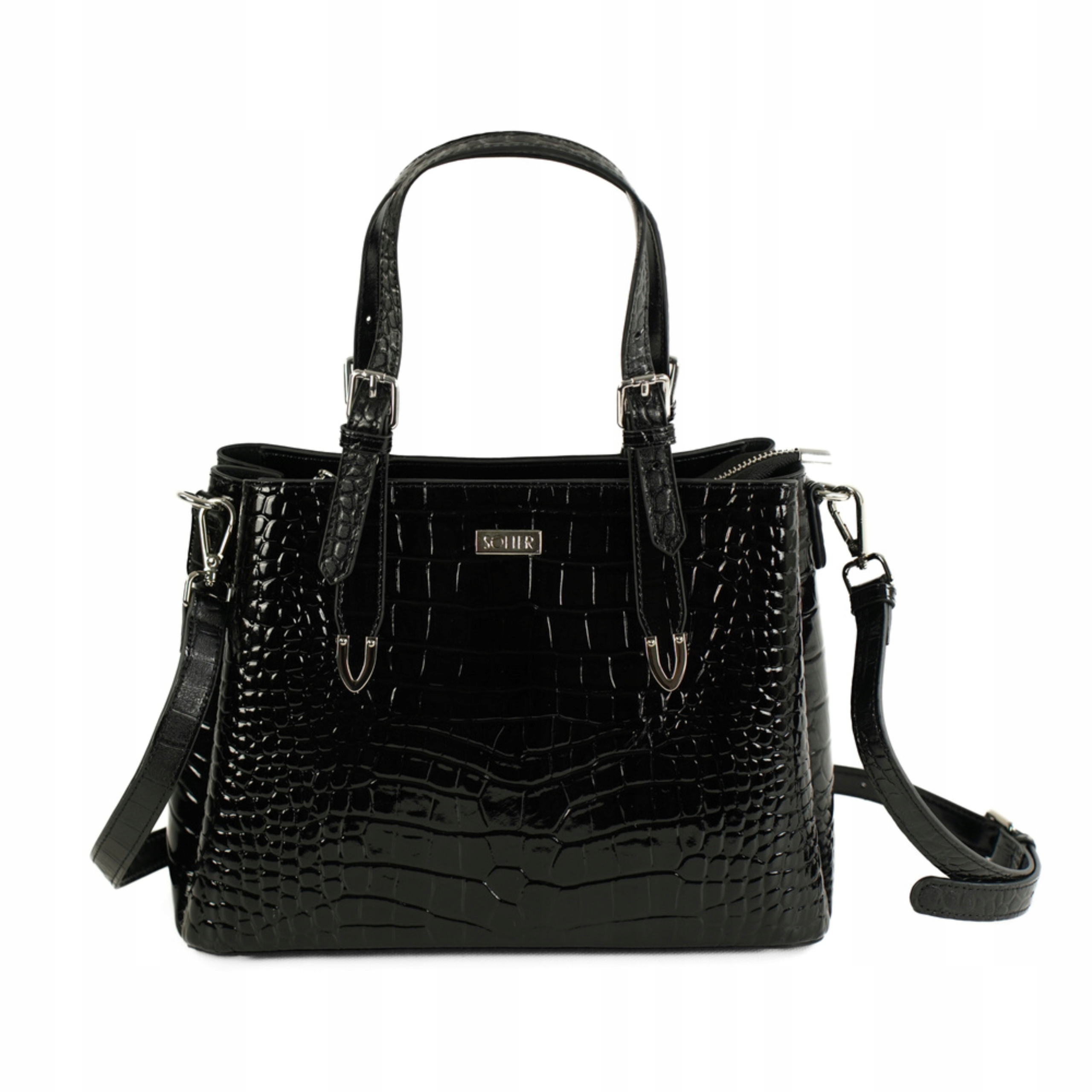 Dámská kožená kabelka přes rameno do ruky Klasická taška na Dárek