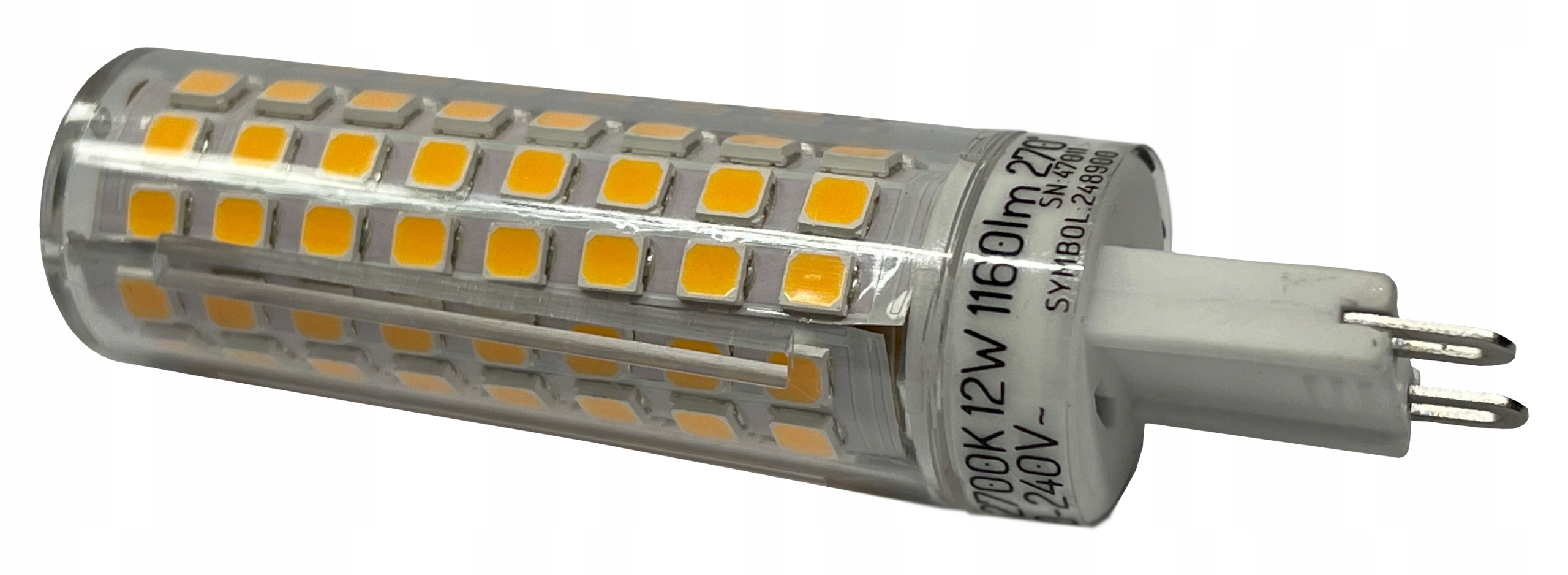 Żarówka LED LEDline G9 12W 230V biała ciepła 2700K