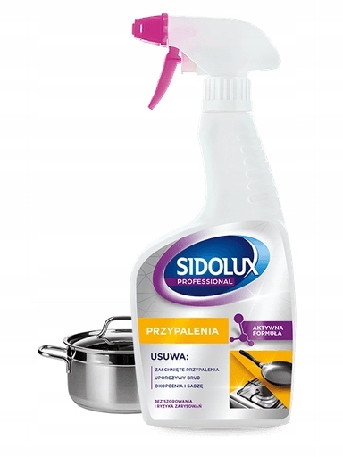 Levně 4X Sidolux Sidolux Profesionální připáleniny 500 ml