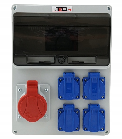 Stavební Rozvaděč Skříň 1 X 400V 16A/5P 4 X 250V 16A 11 Modulů