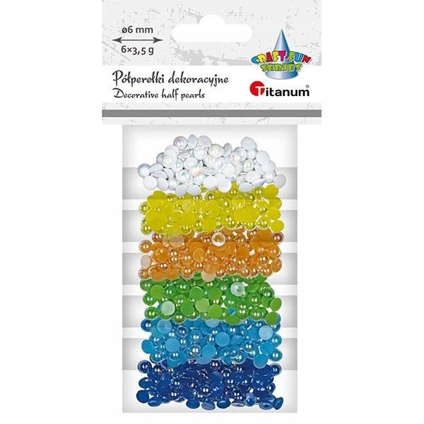 Koraliki Dekoracyjne Plastikowe Ozdobne