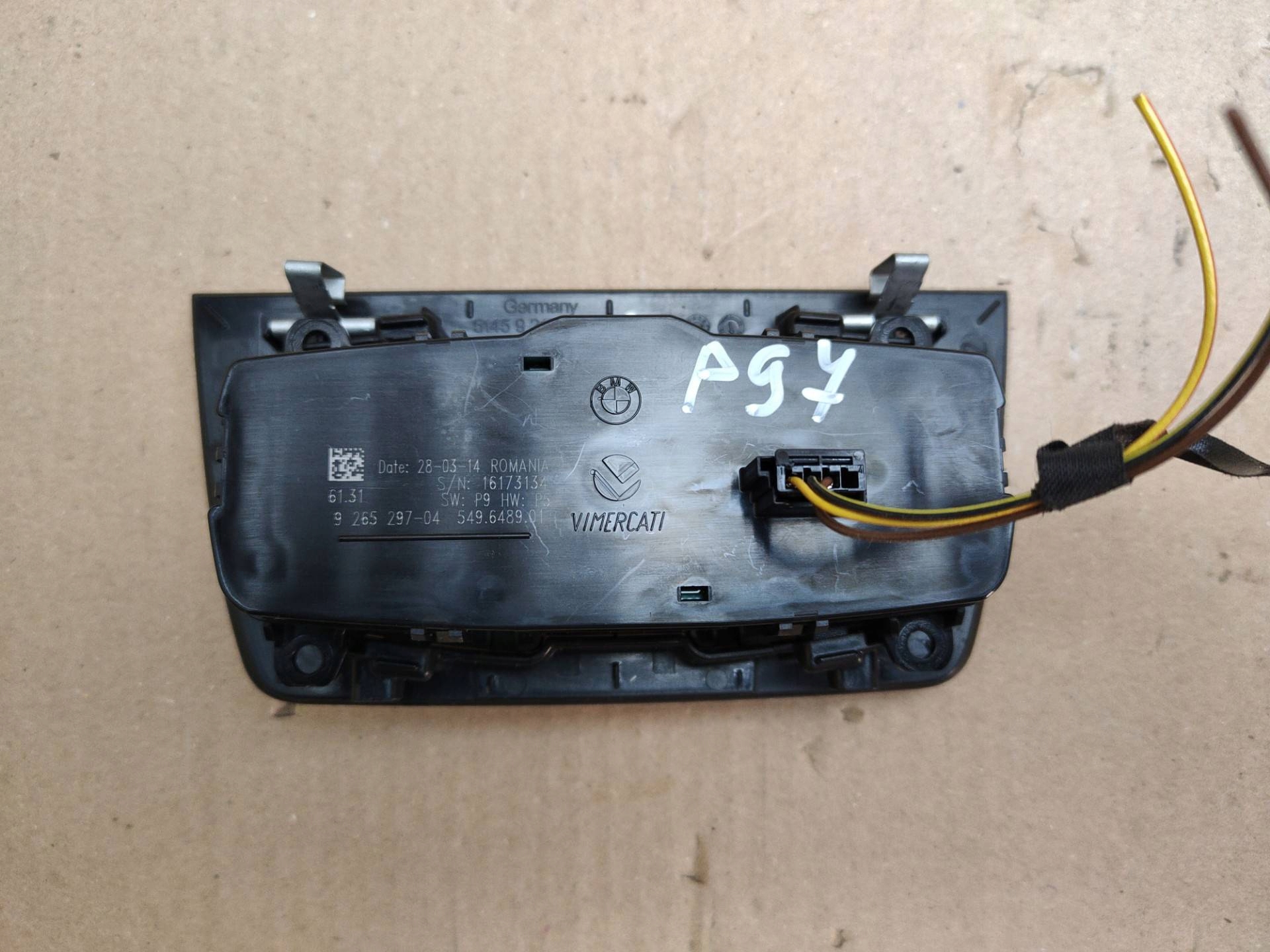 Interruttore comando luci BMW 3 F30 2014 9265297-04