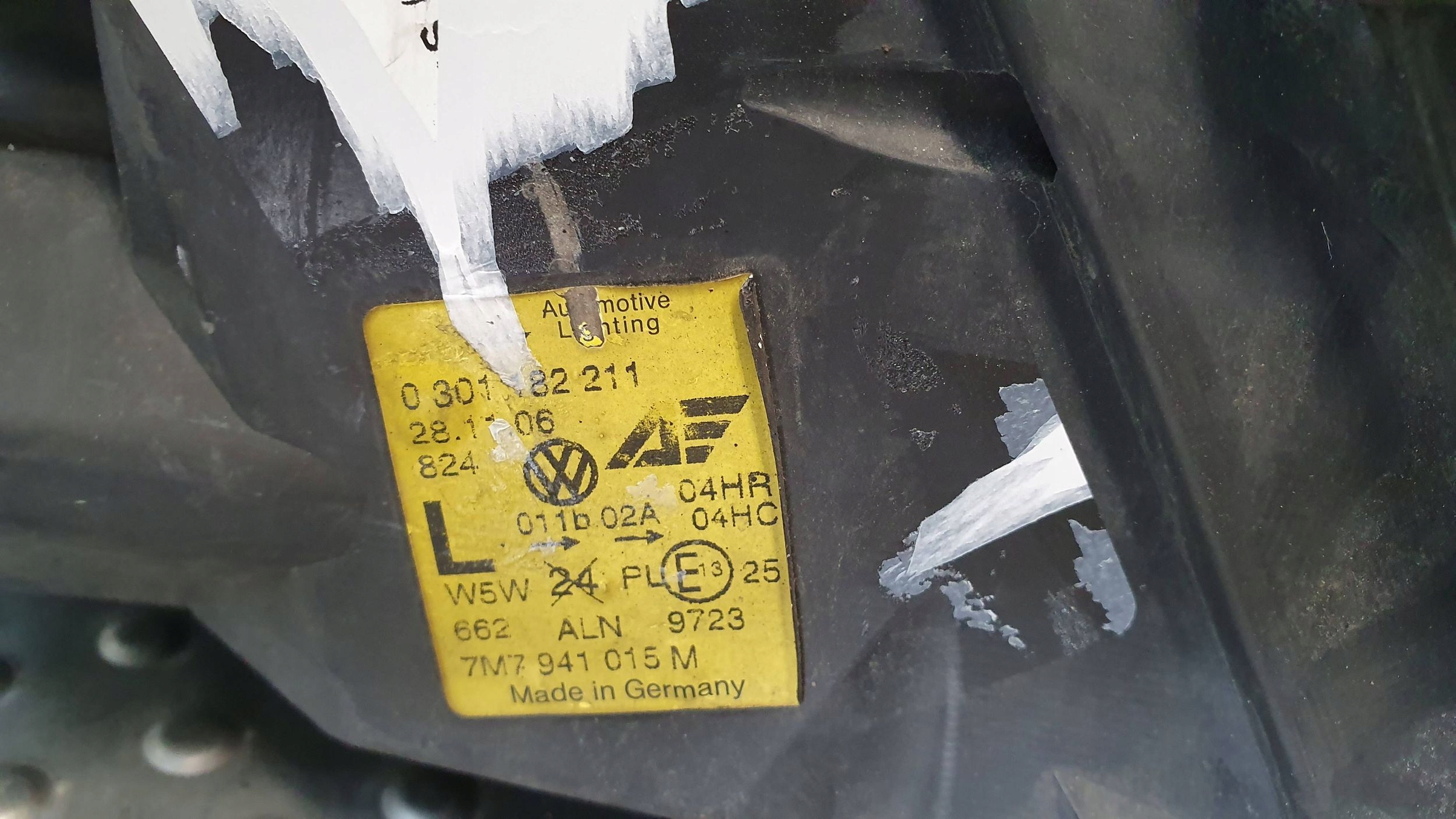 light front left SEAT ALHAMBRA 7M7941015M 00