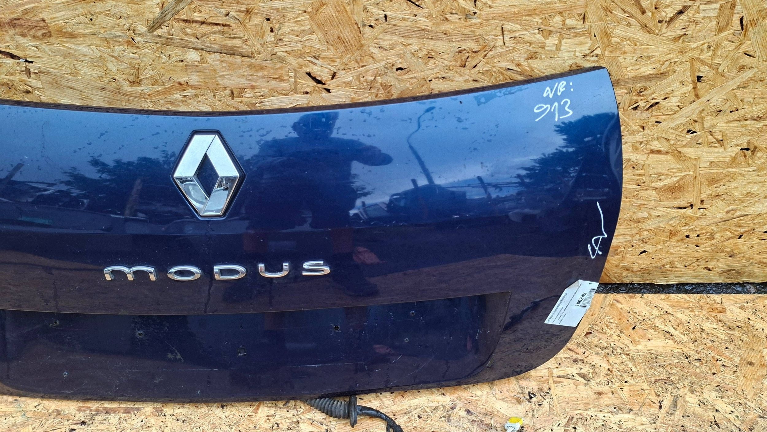 trunk door boot cap RENAULT MODUS 2004