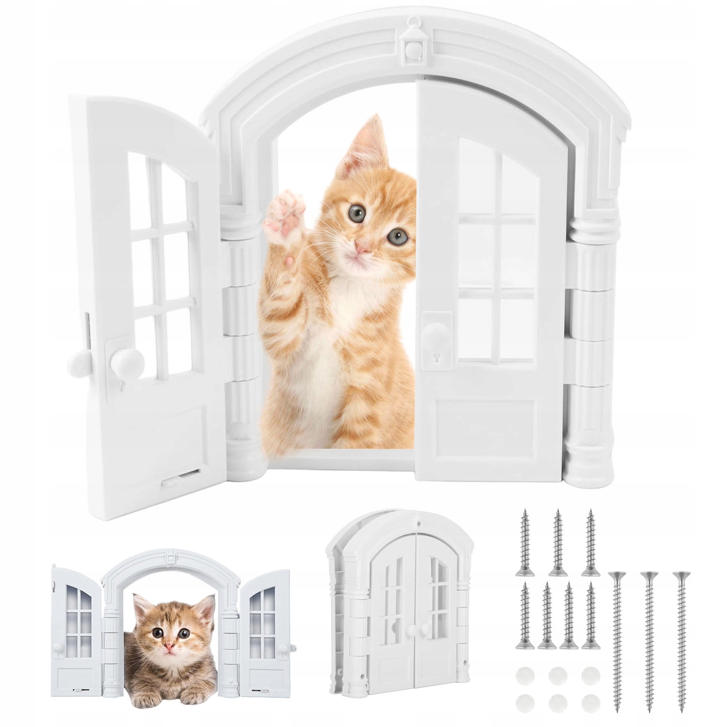 Levně Dvířka Pro Kočky Malý Pes S Dvojitým Bezpečnostním Zámkem