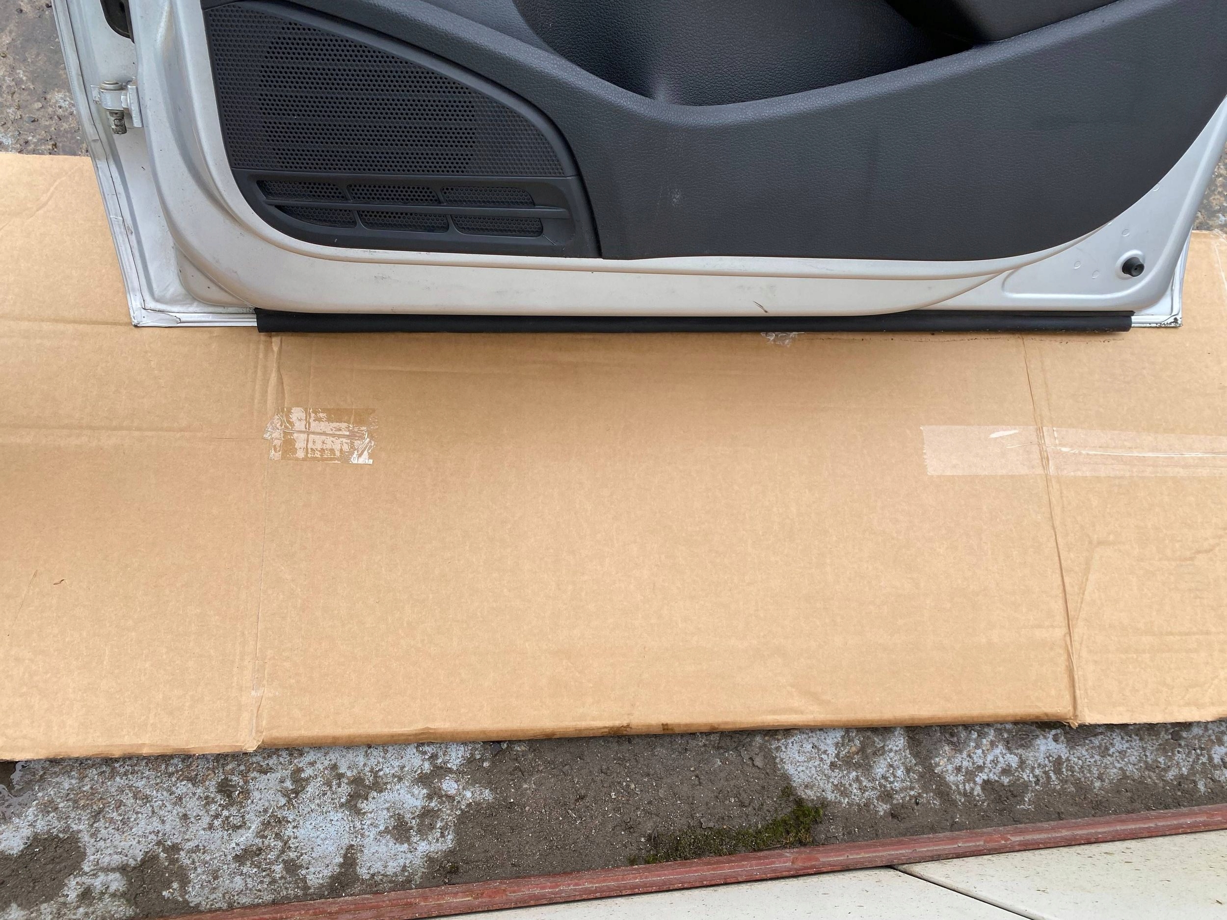 VW POLO V 5 6R 5D complete door right front front LA7W SREBRNY
