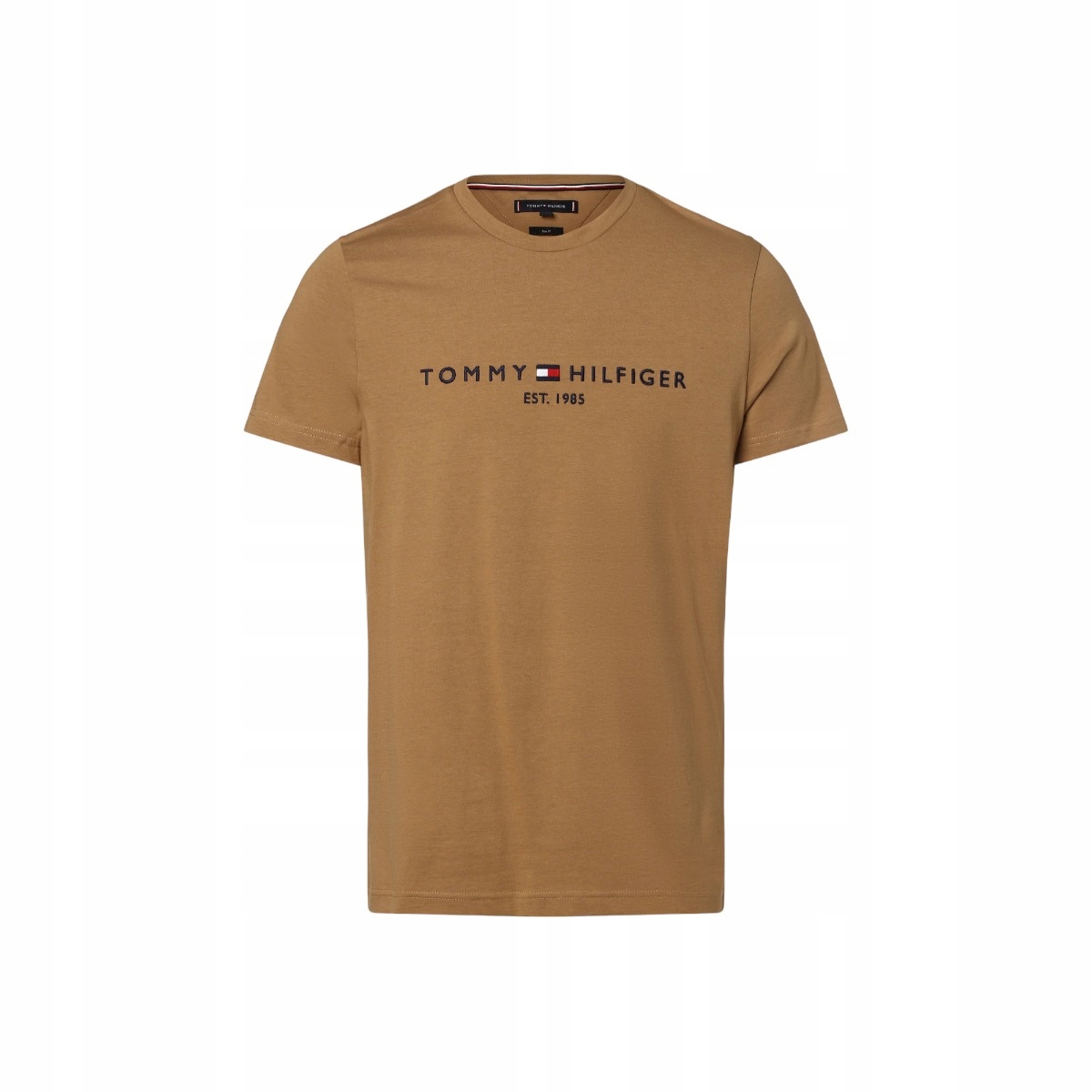 Tommy Hilfiger , pánské tričko , hnědé, Xs