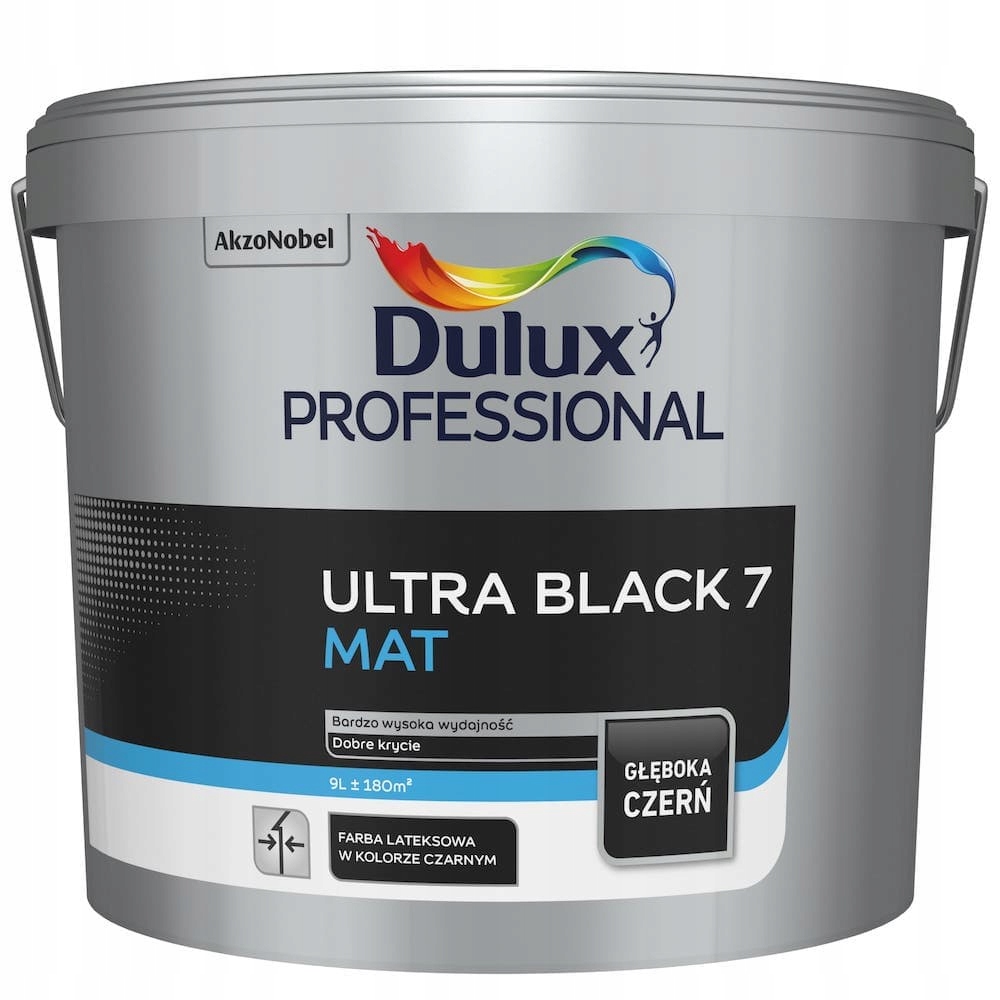Dulux Ultra Black 7 Black 9L Professional