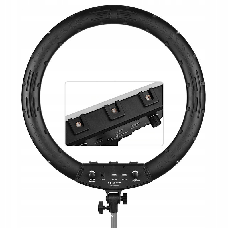 ZESTAW LAMPA MITOYA MTY-21C LAMPA PIERŚCIENIOWA LED + TORBA + STATYW 230CM Model MTY21C