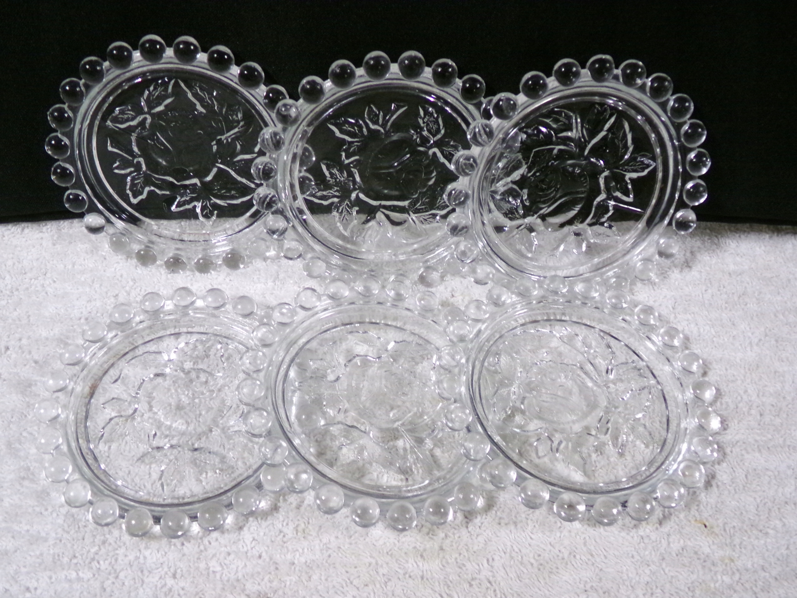 KOMPLET 6 PODSTAWEK HORTENSJA