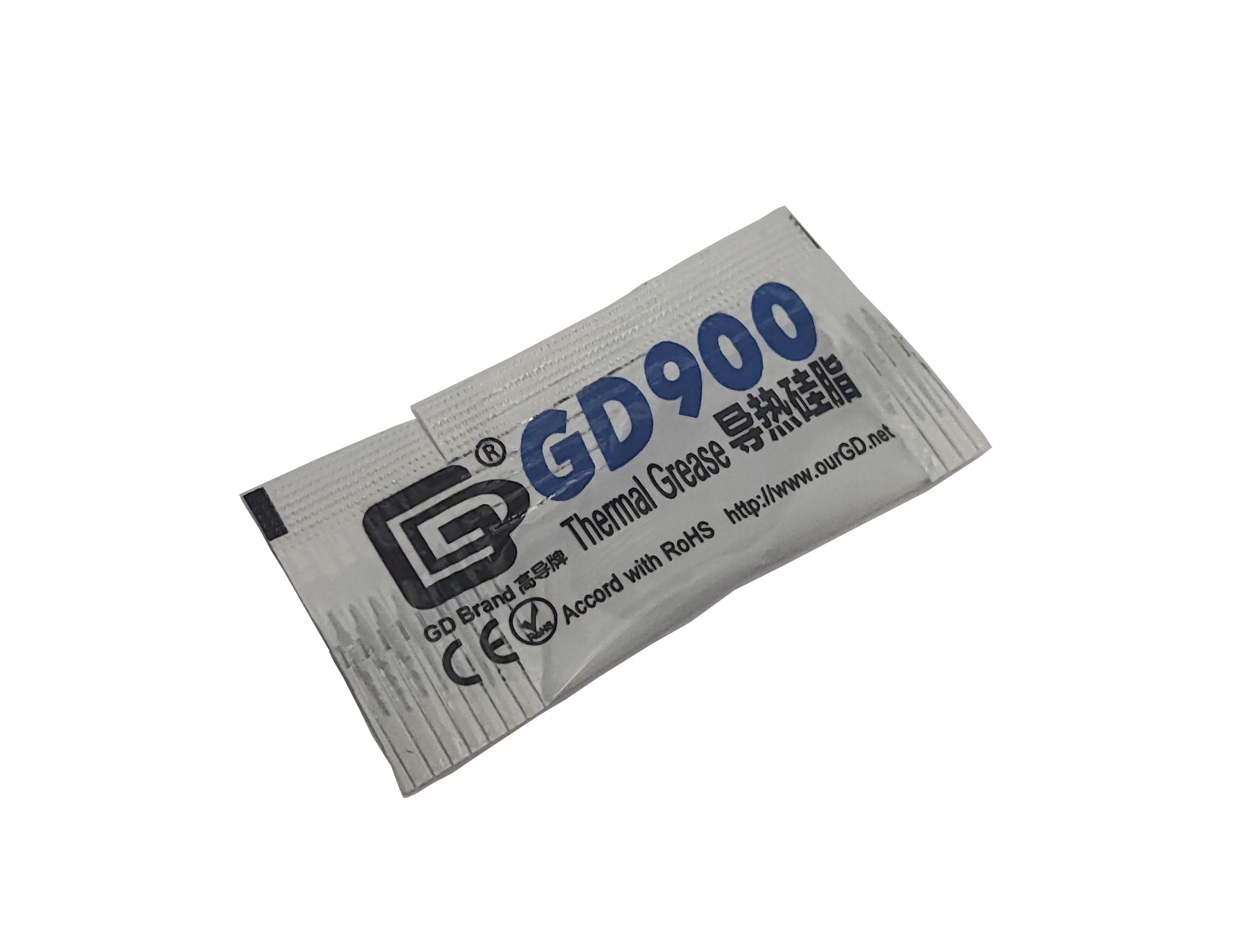 

Szara pasta termoprzewodząca GD900, 4,8W/mK, 0,5g