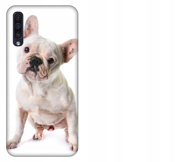 

Etui pokrowiec Samsung Galaxy A50 Pies buldog fran