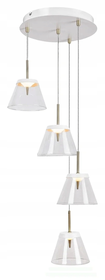 Závesná lampa s Led tienidlami 24 W, biela farba 5032 Aviana Rabalux