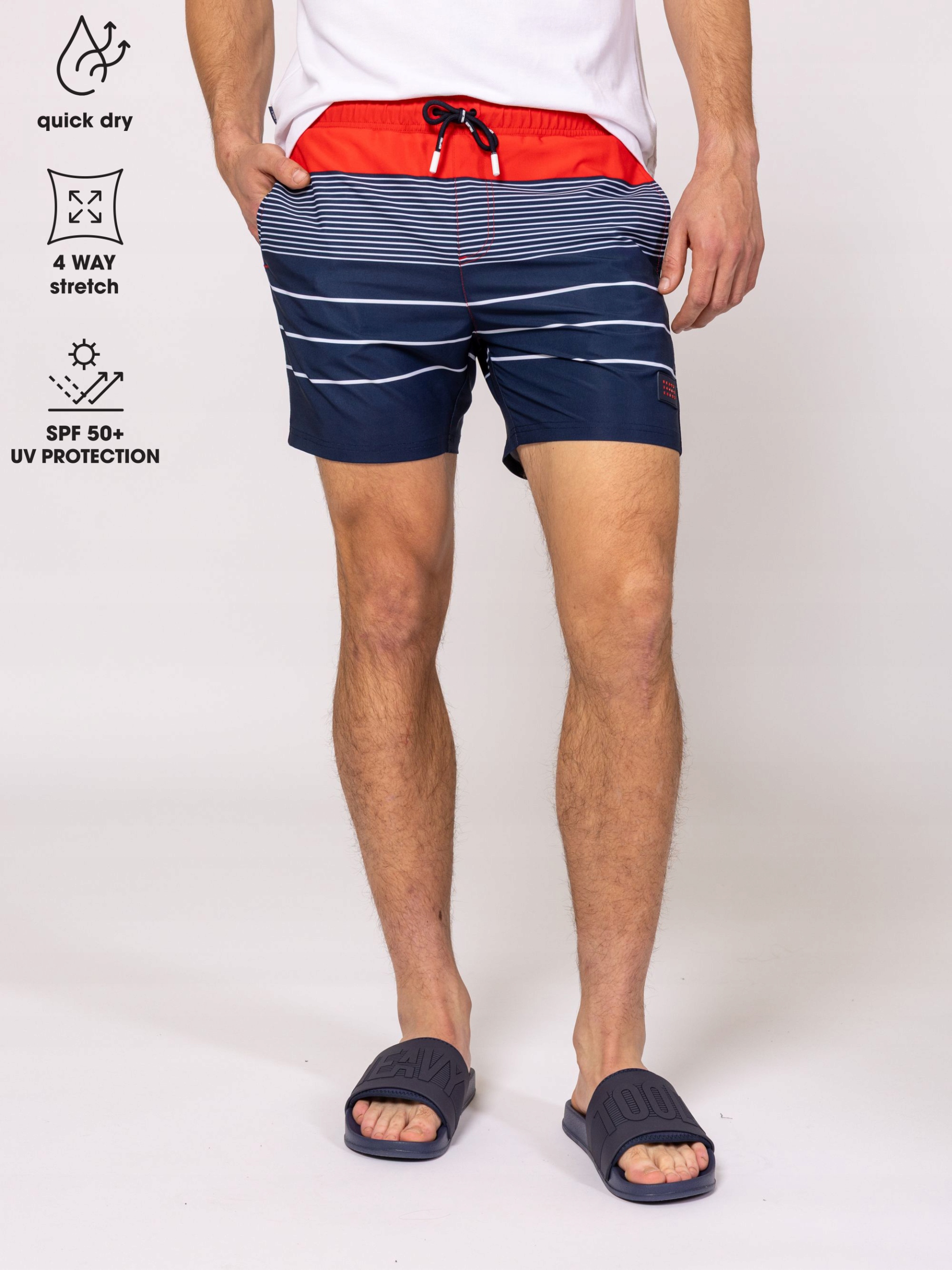 Heavy Tools Pánské Plavkové Krátké Kraťasy Uv Šortky Joung Tmavě Modré M