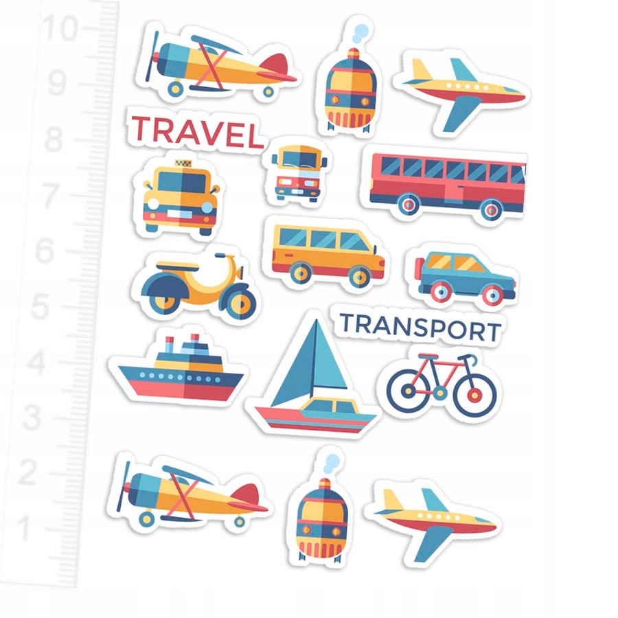 NAKLEJKI NAGRODY MOTYWACYJNE TRANSPORT 143 EAN (GTIN) 5906036601349