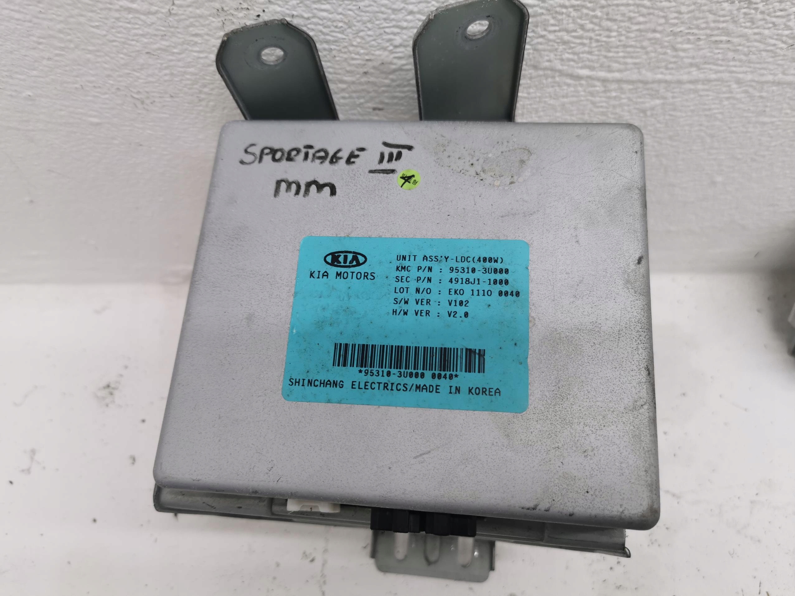 module control unit KIA SPORTAGE III 95310-3U000 10-15