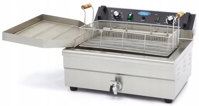 Frytownica Elektryczna Smażalnik 20L 4500W Kosz 48x28x10cm Maxima 09365020