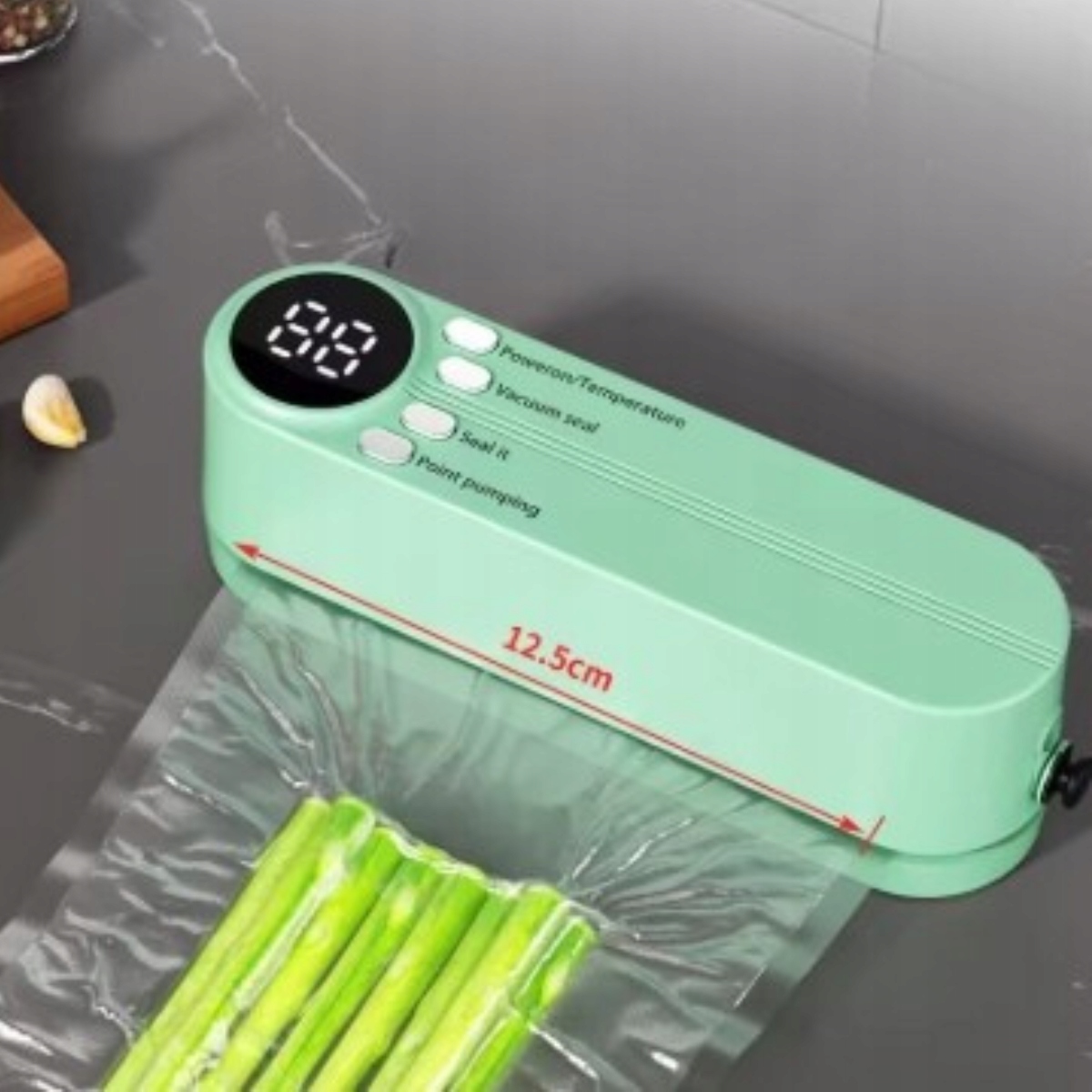 Zgrzewarka Próżniowa Folii Ręczna Pakowarka Do Żywności Dom Przenośna EAN (GTIN) 5907096401023