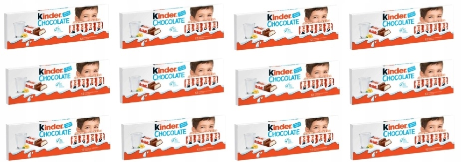 Levně 12 x 150 g Kinder čokoládových tyčinek z mléčné čokolády