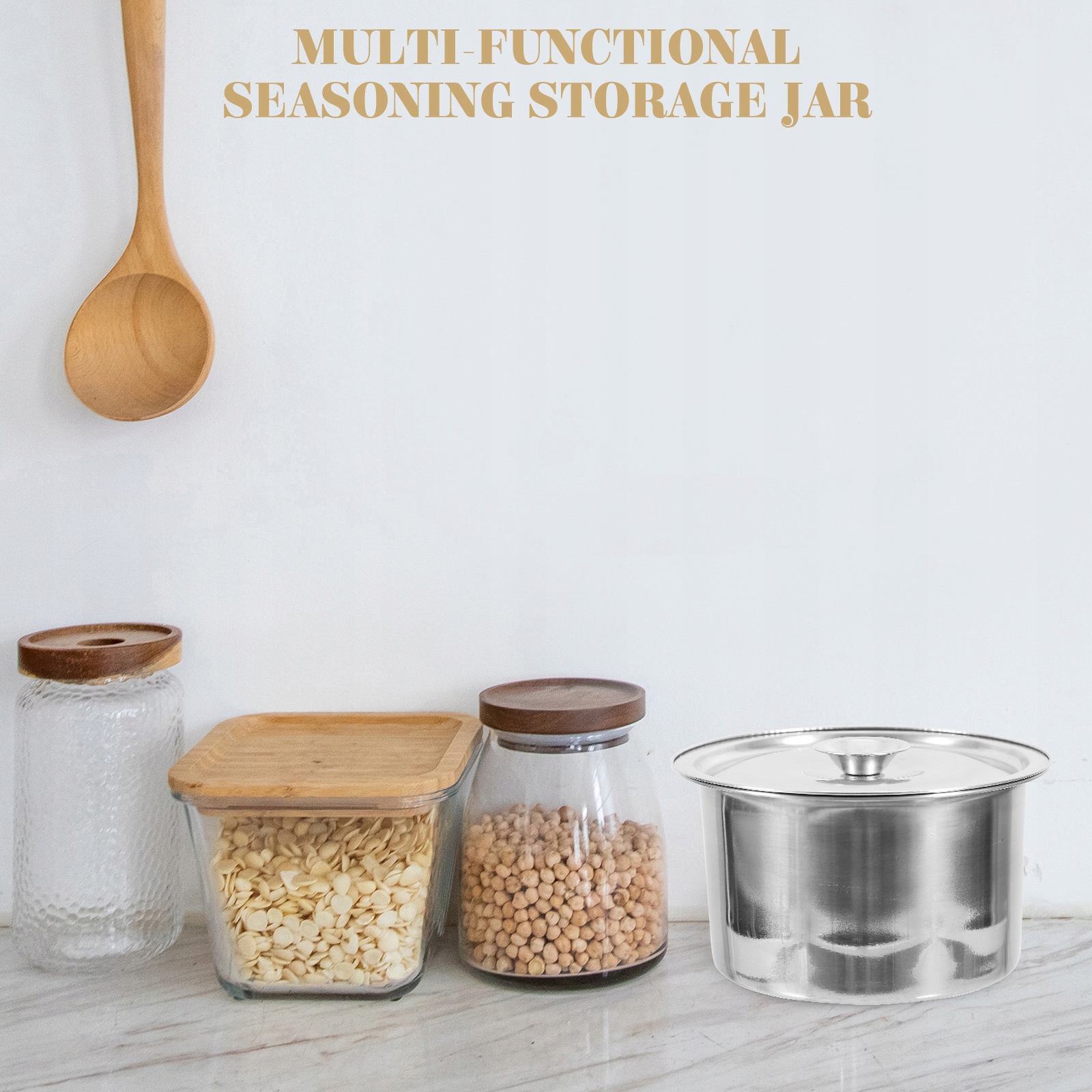 Metalowy pojemnik na olej z pokrywką na przyprawy, 8 zestawów Rodzaj inny