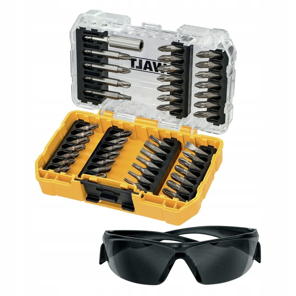 

Zestaw bitów okulary 47szt. 1/4" DeWALT