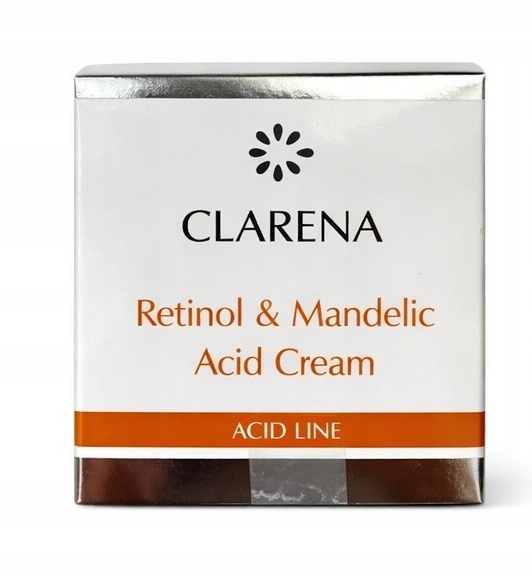Clarena Retinol & Mandelic Acid krém s kyselinami, exfoliační, aktivní
