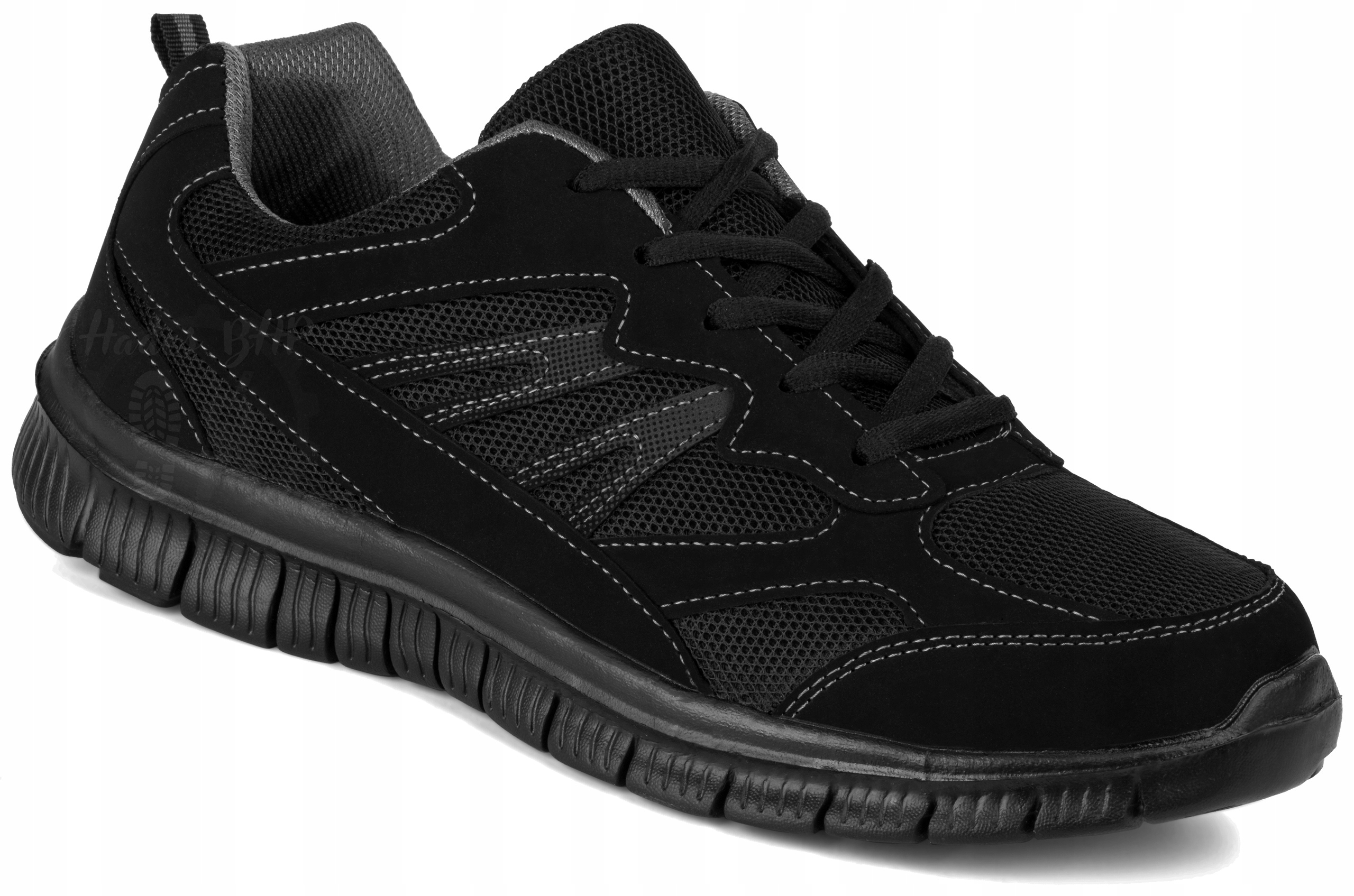 Pánské lehké sportovní boty adidas tenisky prodyšné černé 45