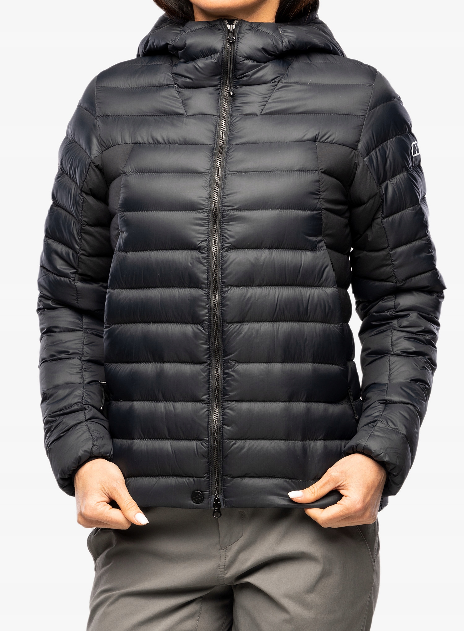 Dámská péřová bunda Berghaus Seeker Mw Down Hoody černá/černá 14 (L)