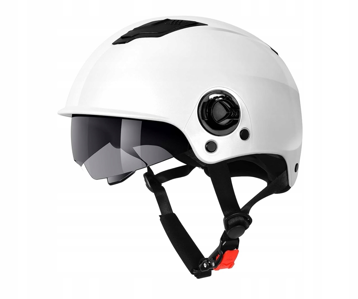 Helma na kolečkové brusle skateboard M 55-58 cm nastavitelná bílá unisex