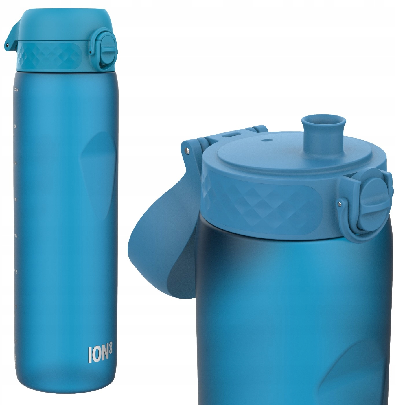 Duży Bidon Niebieski Dla Mężczyzny Faceta Siłownia Trening Sport ION8 1 L