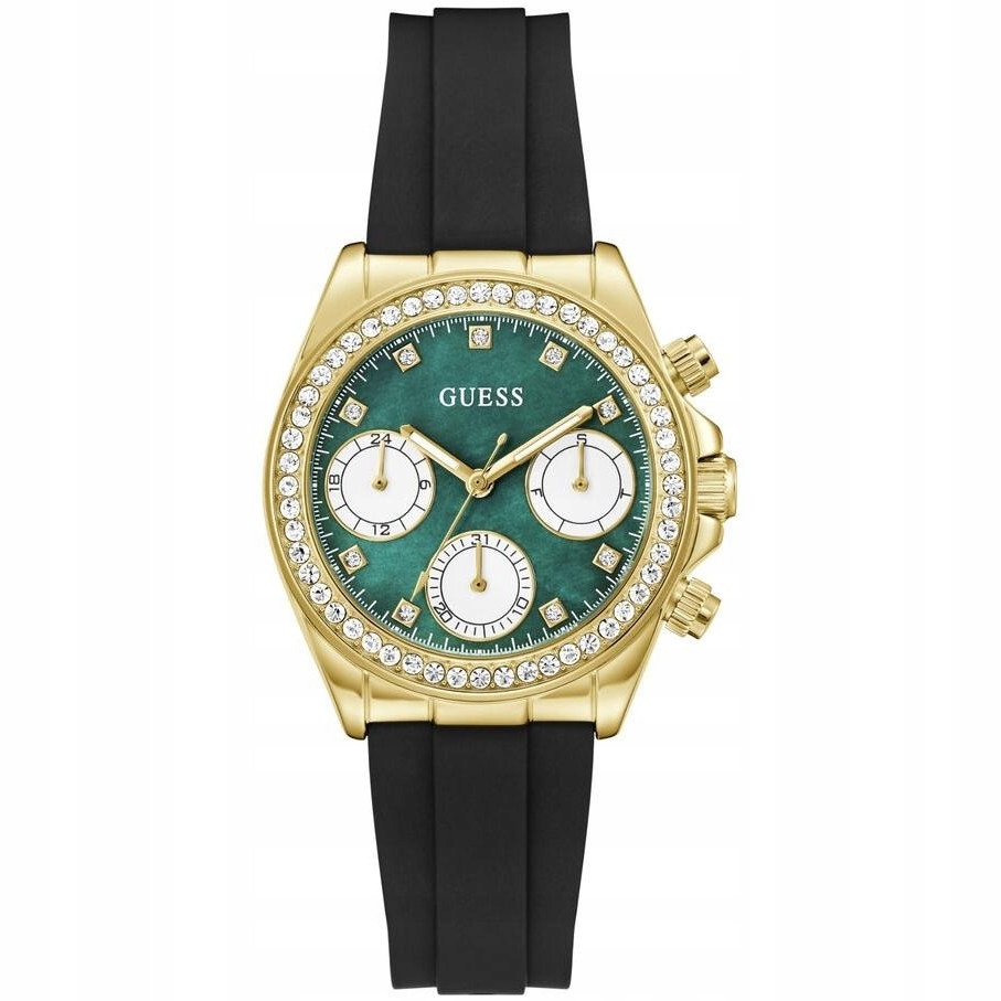 Dámské hodinky Guess GW1038L2 Zirkony černé