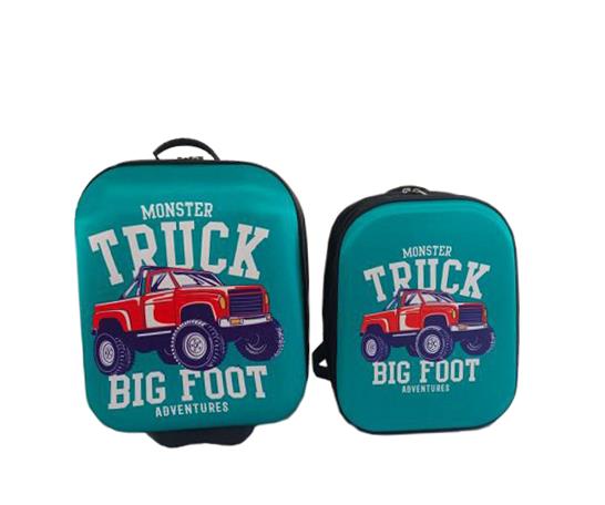 Sada Cestovních Kufrů Pro Děti Nákladní Automobil