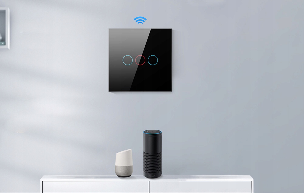 AVATTO POJEDYNCZY DOTYKOWY KLAWISZ SZKLANY WŁĄCZNIK WYŁĄCZNIK ŚWIATŁA BIAŁY Rodzaj wyłącznik