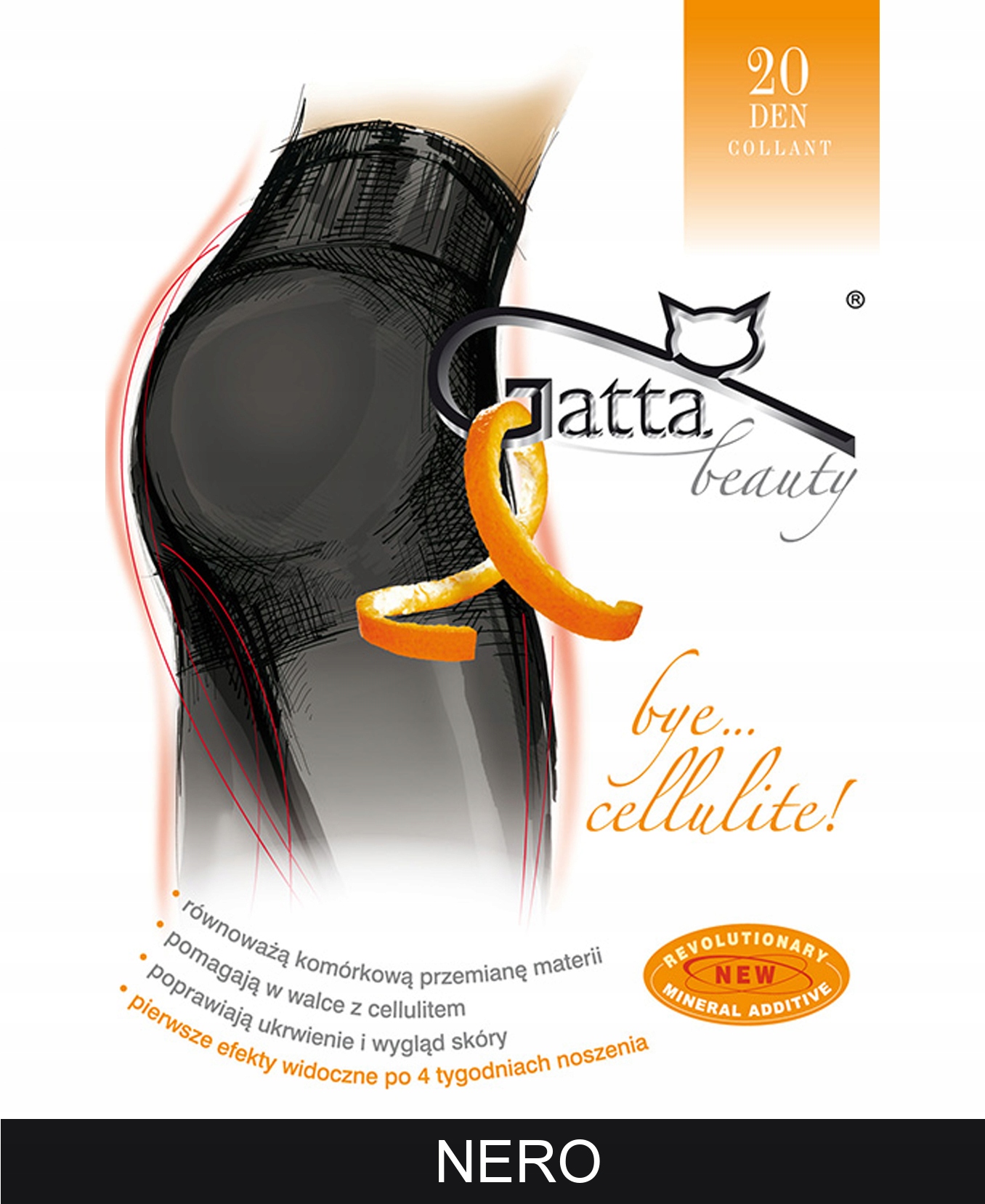 

Gatta Bye Cellulite 20 Rajstopy dam wz.00/2-S/Nero