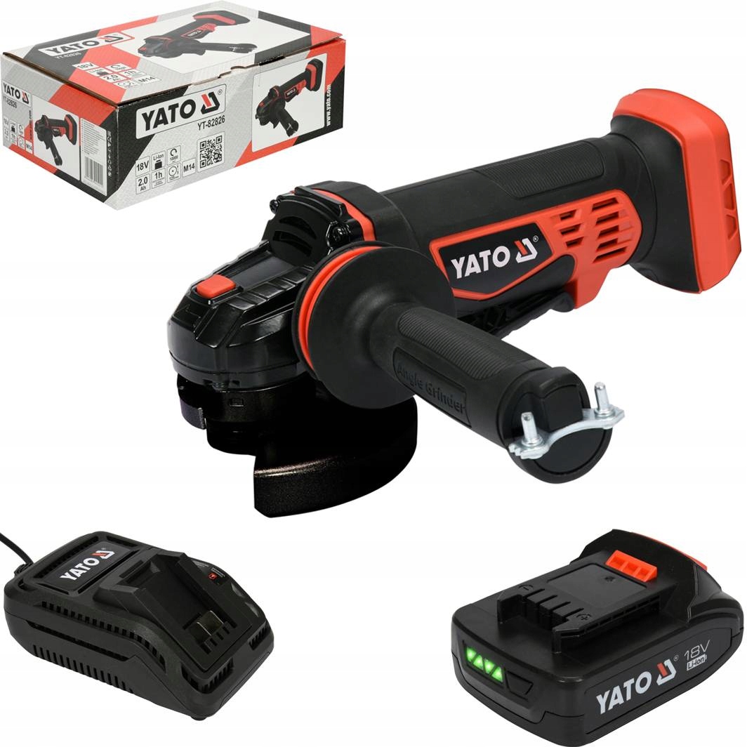 

Szlifierka kątowa akumulatorowa Yato YT-8282 125mm