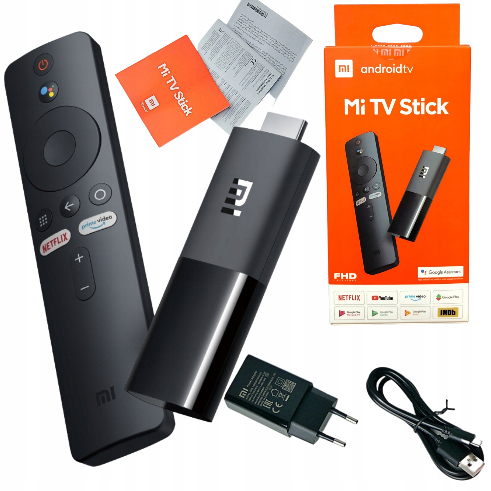 Odtwarzacz Multimedialny Xiaomi MI Tv Stick Smart Streaming Full Hd Netflix