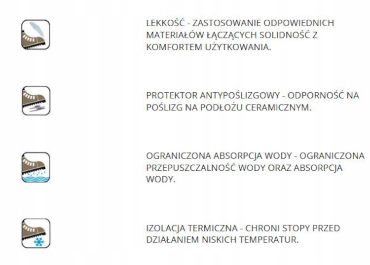 ŚNIEGOWCE KALOSZE LEKKIE CIEPŁE NISKIE ZA KOSTKĘ ŁUKPOL 40 Model TREWOR