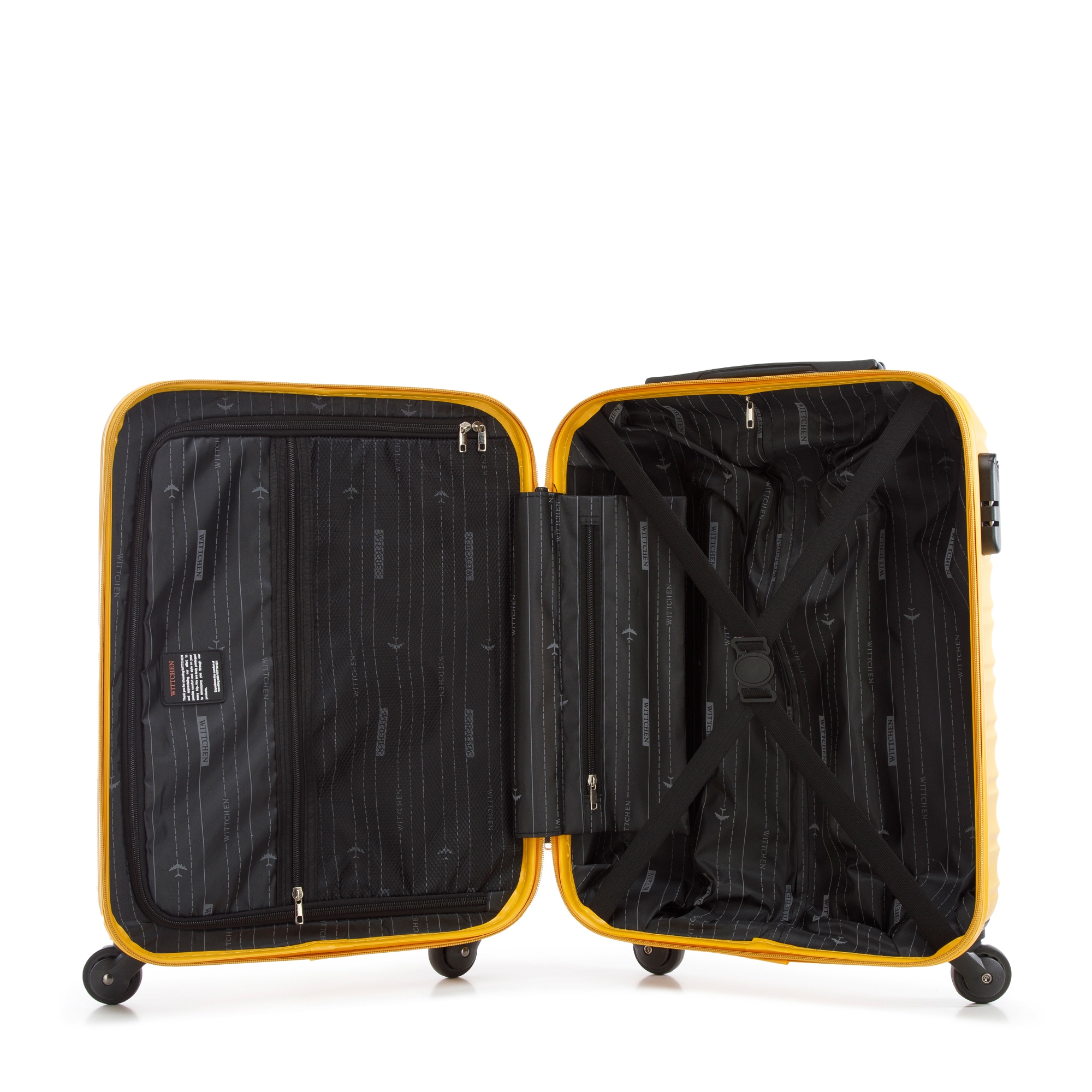 WITTCHEN Walizka kabinowa z ABS-u z żebrowaniem Płeć kobieta