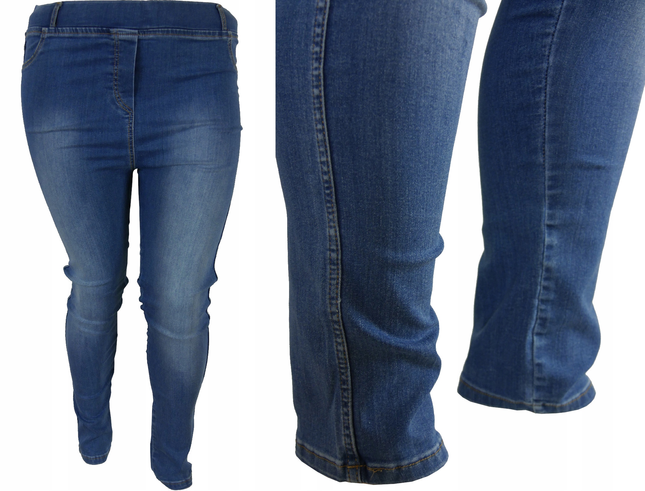 

Oryginalne jeans ponad 140cm biodra #maaxi# 7XL/54