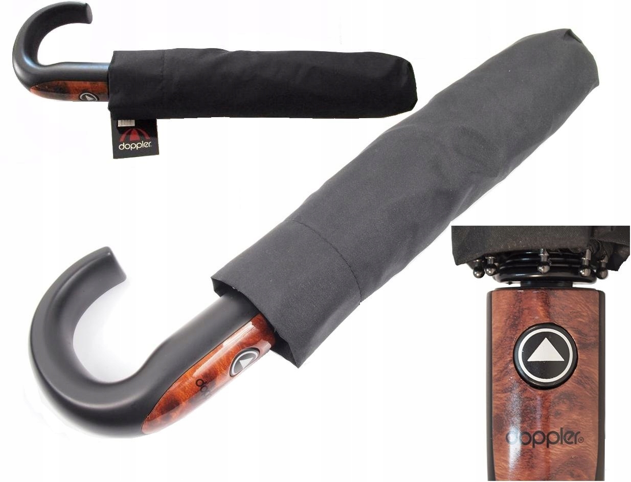 SOLIDNY POWIĘKSZONY MĘSKI PARASOL DOPPLER AUSTRIACKA JAKOŚĆ WŁÓKNO XL