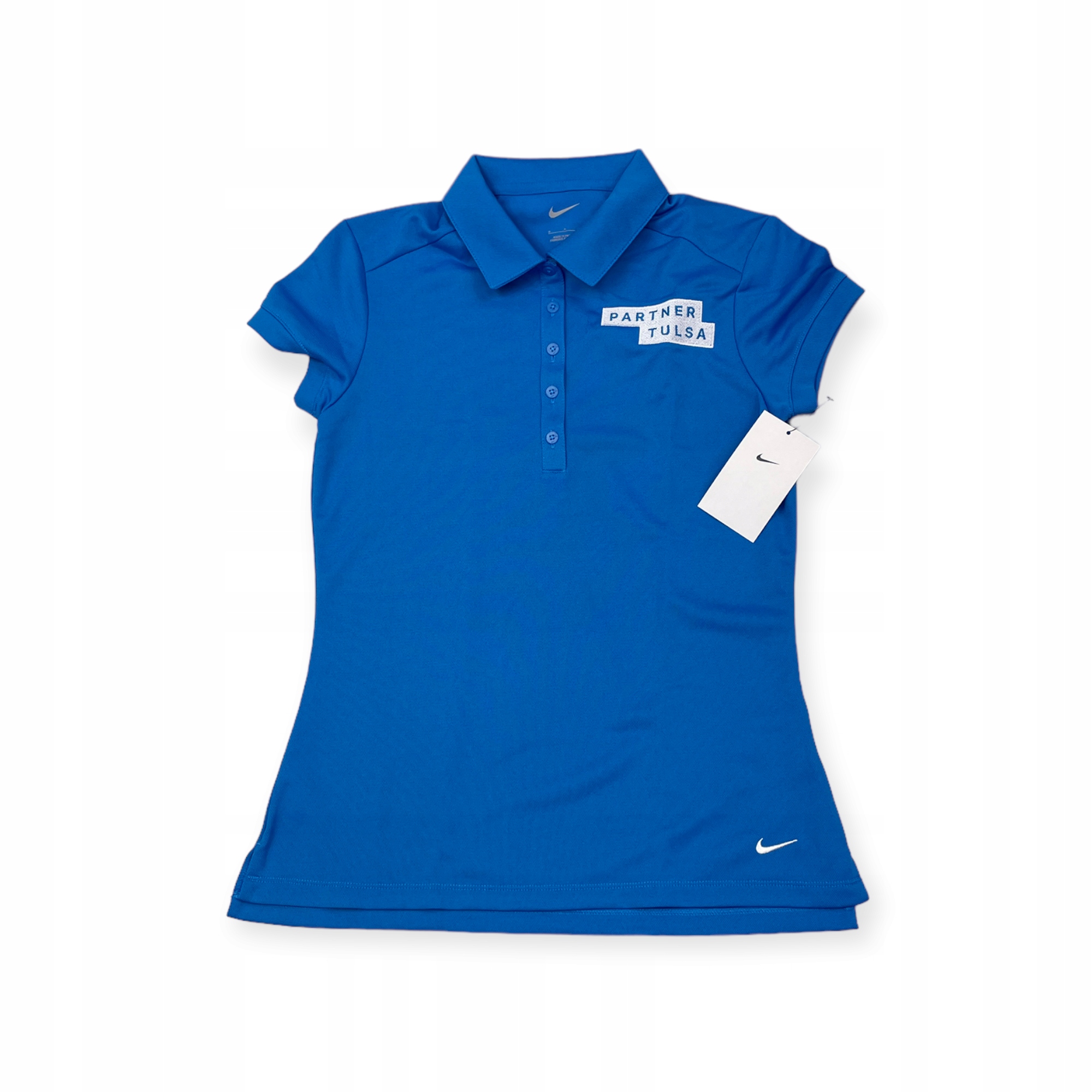 Dámská polokošile s krátkým rukávem modrá Nike L