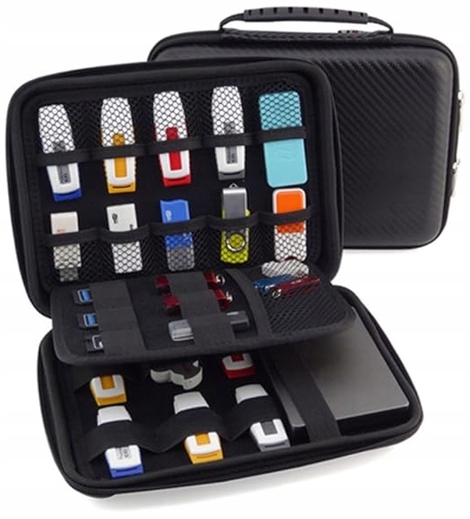 Pokrowiec Etui Na Pendrive Usb Organizer Torba Na Karty Pamięci Akcesoria