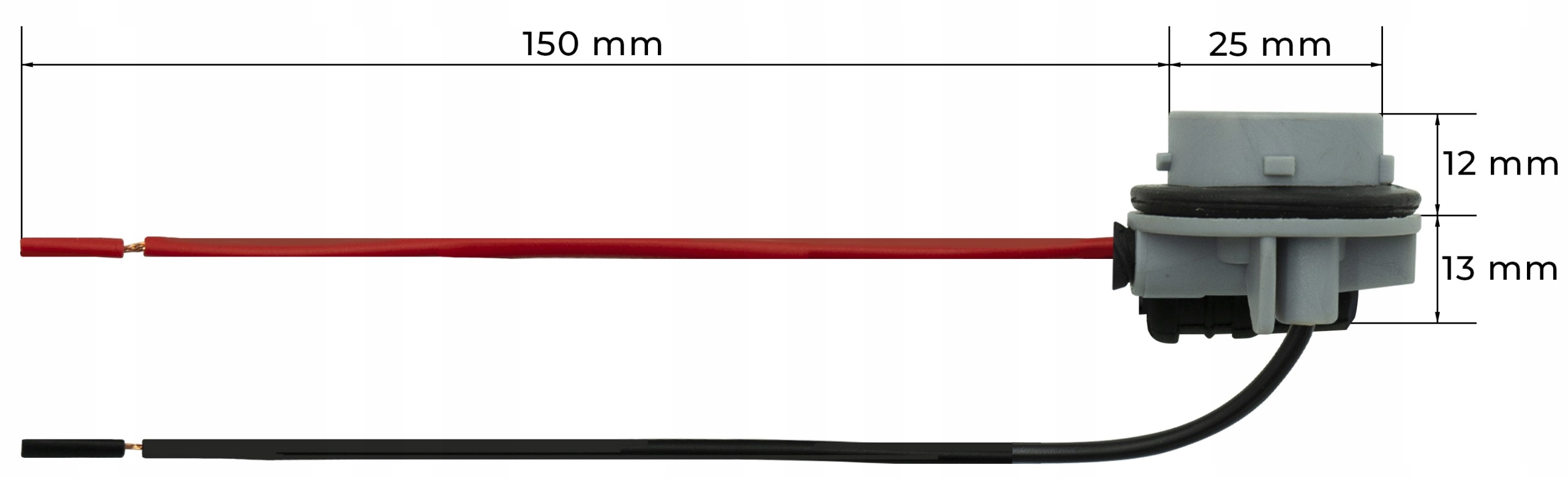 Złączka Złącze kostka gniazdo wtyczka wtyka żarówki P21W BA15S Producent części Auto Gamma